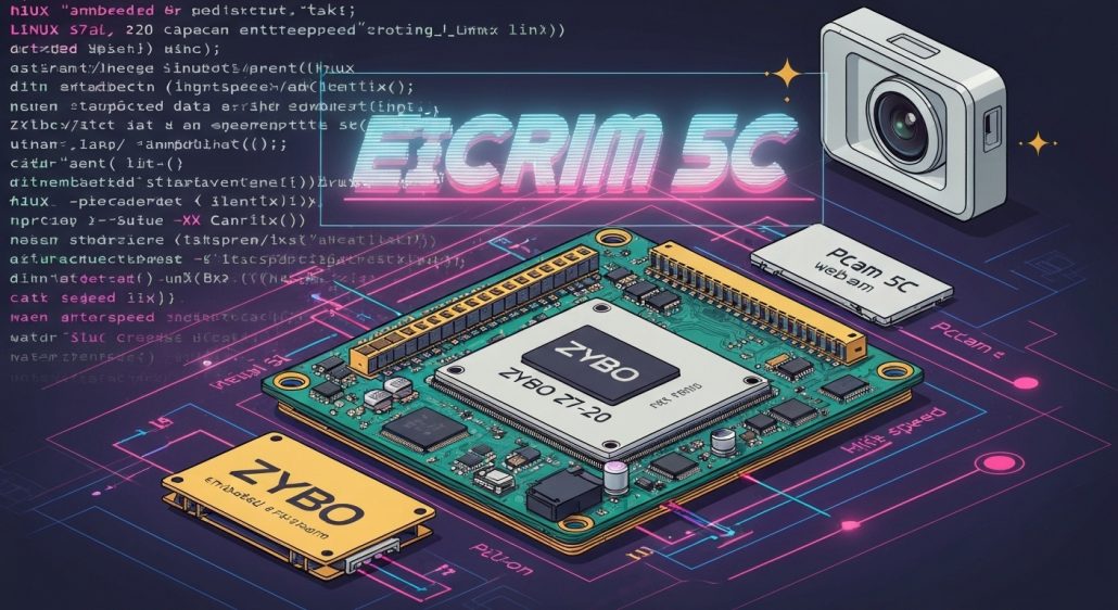 ZYBO Z7-20 보드에 Petalinux를 설치하고 웹캠을 구동하는 실습 화면